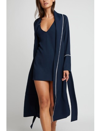 New Design Supreme Classic Robe in Navy Fresh Release