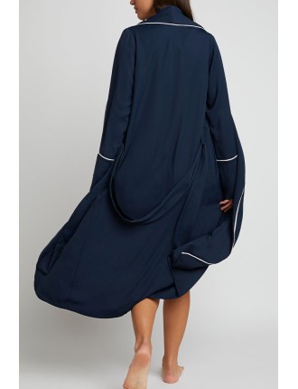 New Design Supreme Classic Robe in Navy Fresh Release