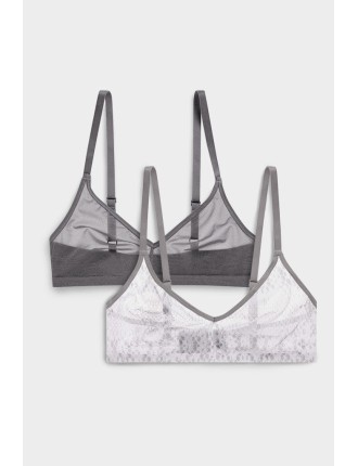 New Design Sieve Non-Wire Bra Custom 2-Pack Is featured?