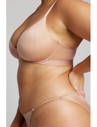 New Design Glacé Baby Demi Bra in Buff New Stock