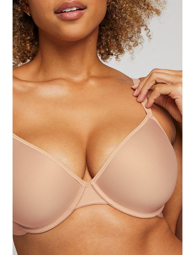 New Design Stealth Mode Demi Bra in Buff On Hand Now